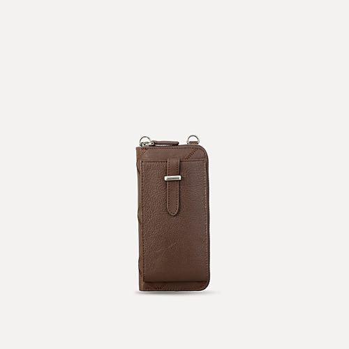 Ginger Mobile Crossbody Single – Brown