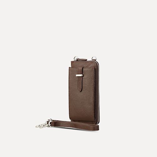 Ginger Mobile Crossbody Single – Brown