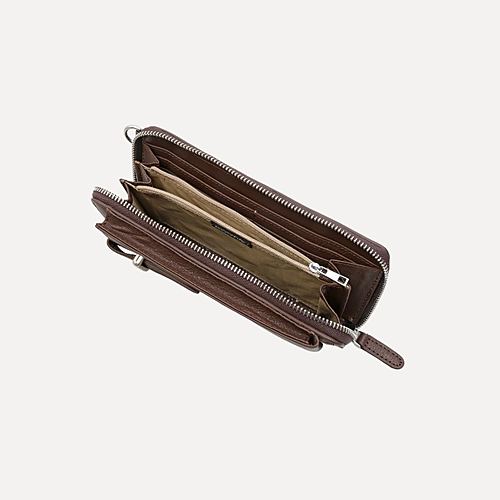 Ginger Mobile Crossbody Single – Brown