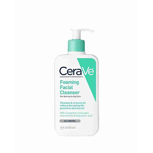 CeraVe Foaming Cleanser 236ml – For Normal to Oily Skin (UK Edition)