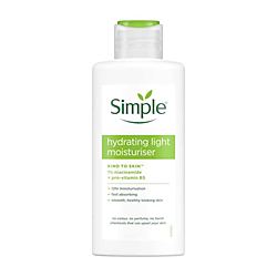 Simple Hydrating Light Moisturiser 125g – Kind to Skin Face Cream