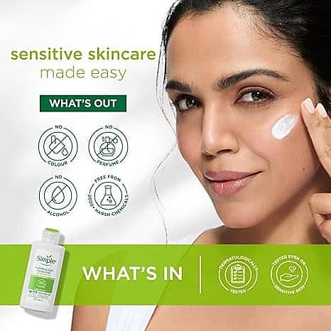 Simple Hydrating Light Moisturiser 125g – Kind to Skin Face Cream