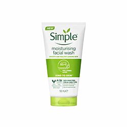 Simple Moisturising Facial Wash 150ml – Kind to Skin Hydrating Face Cleanser