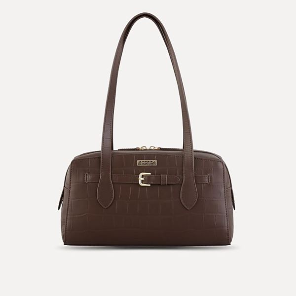 Aria Duffle Handbag – Brown