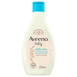 Aveeno Baby Wash 250ml – Hair & Body Care
