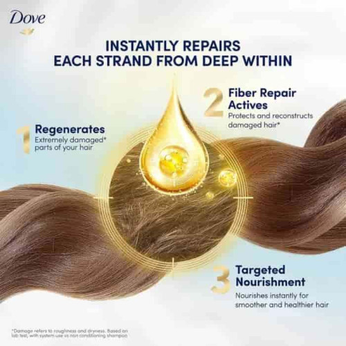 Dove 680ml Intense Repair Shampoo for Damaged Hair