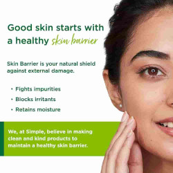 Simple Refreshing Facial Wash Gel 150ml – Kind to Skin Daily Face Cleanser